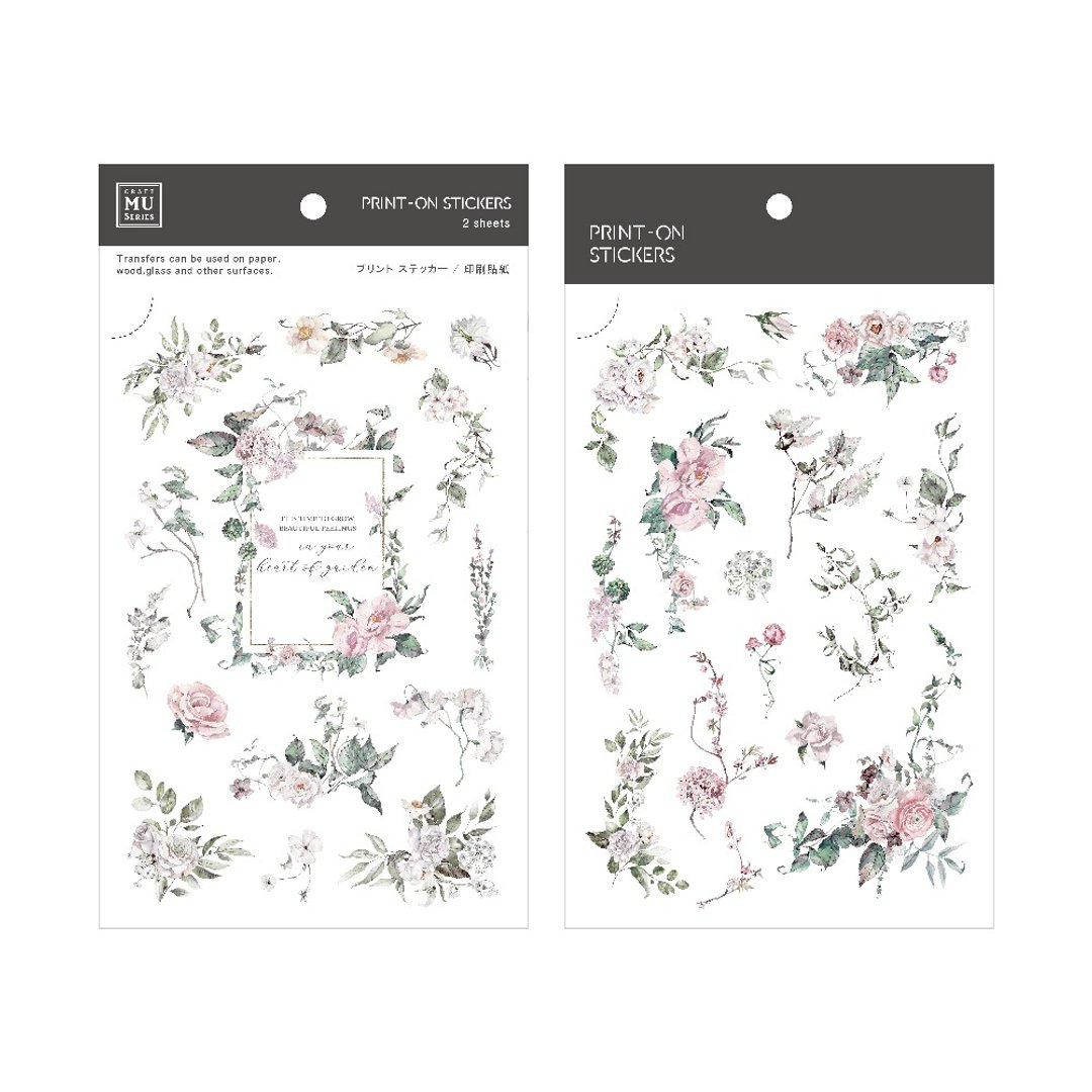 【Print-On Stickers 转印贴纸】no.204-凡尔赛之恋 | 秋季系列 - 贴纸 - 其他材质 粉红色