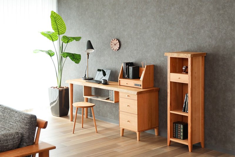 飞驒家具 ARTS CRAFT JAPAN Wald 书桌 - 餐桌/书桌 - 木头 