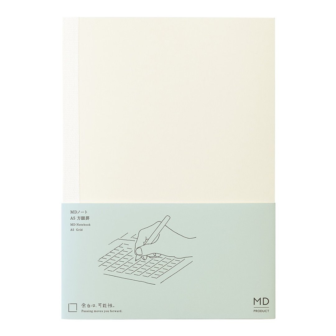MIDORI MD Notebook - A5 方格 - 笔记本/手帐 - 纸 白色