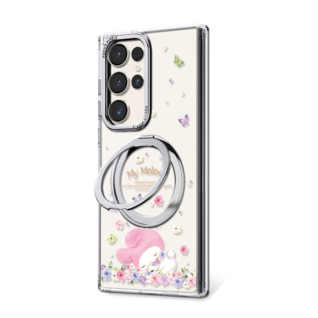 Samsung S26/S25/S24/S23/A57 360 旋转磁吸立架壳 - 午觉美乐蒂 - 手机壳/手机套 - 其他材质 多色