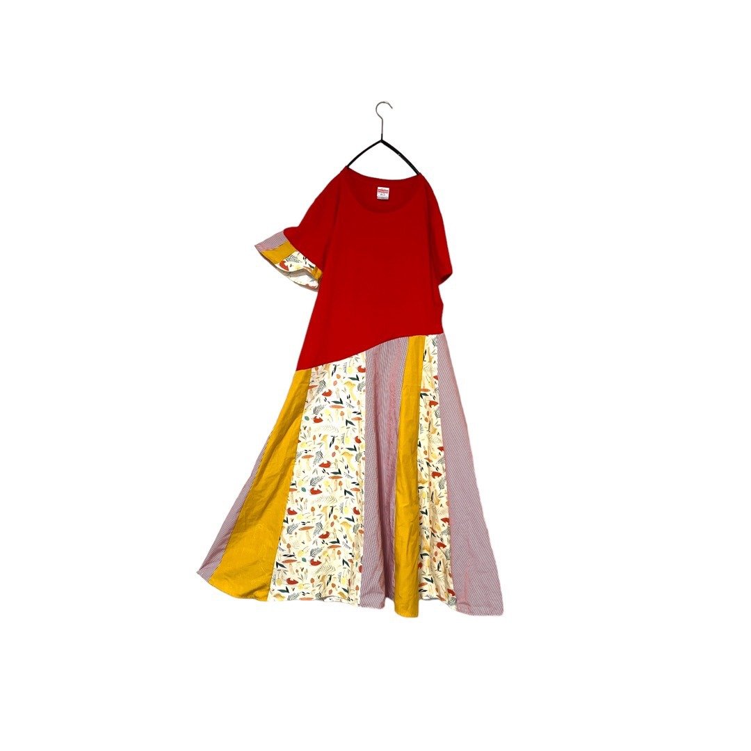 Only one t-shirt dress L size - 洋装/连衣裙 - 棉．麻 红色