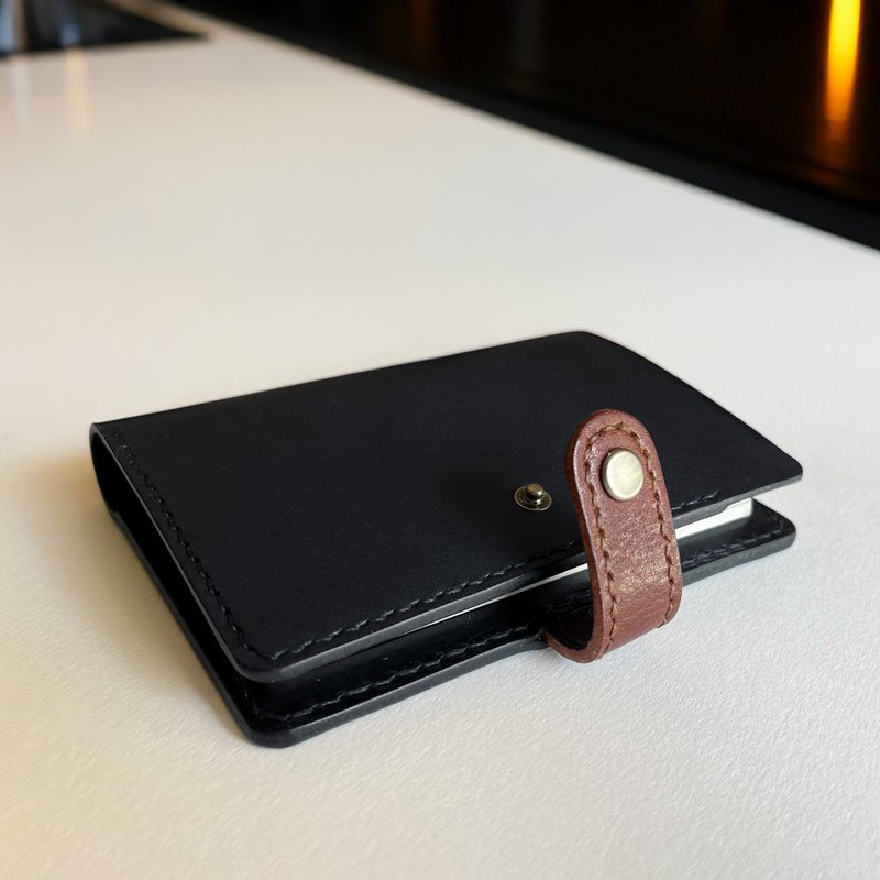 London 皮革护照夹/植鞣牛皮 -英伦蓝 /定制化刻字【情侣礼物】 - 护照夹/护照套 - 真皮 蓝色