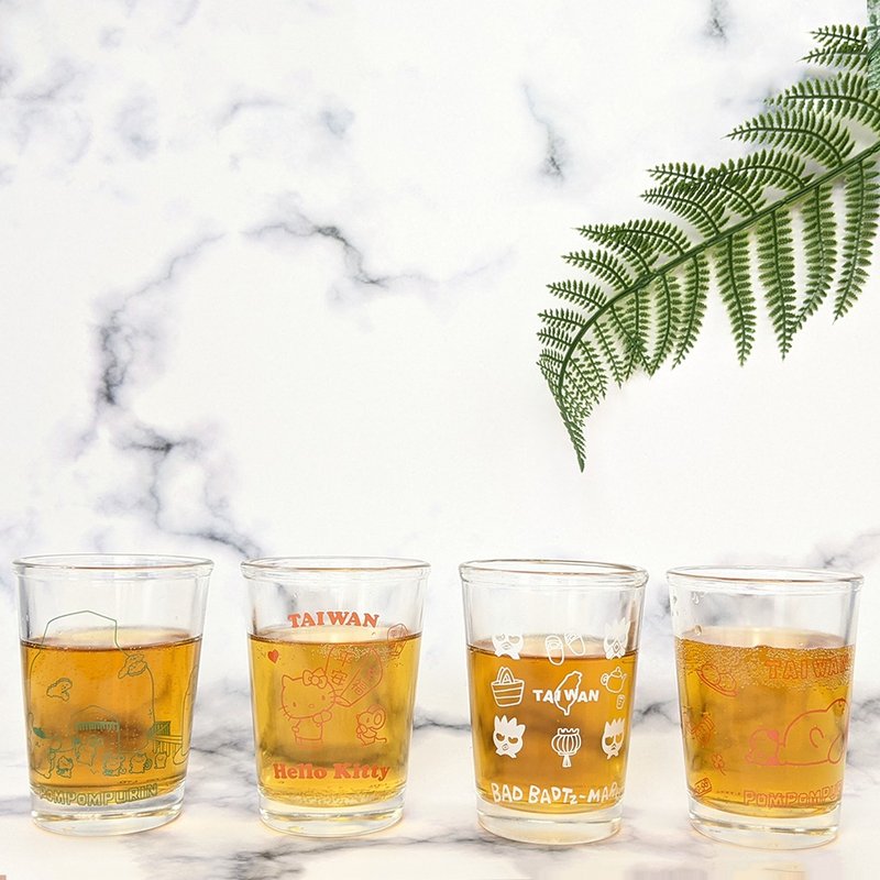 【漫游台湾 X 三丽鸥】KITTY/布丁狗/双星仙子/酷企鹅 啤酒杯 - 玻璃杯 - 玻璃 