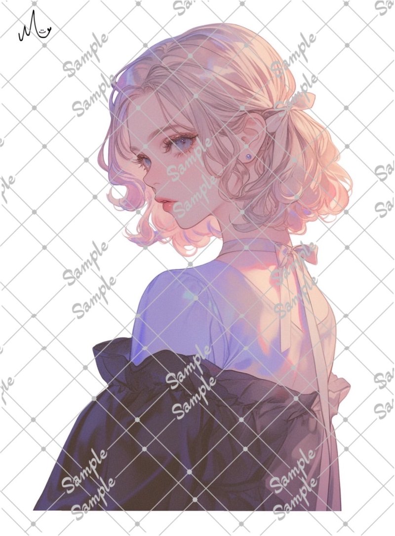 原创人物贴纸 9月新款 - 贴纸 - 纸 