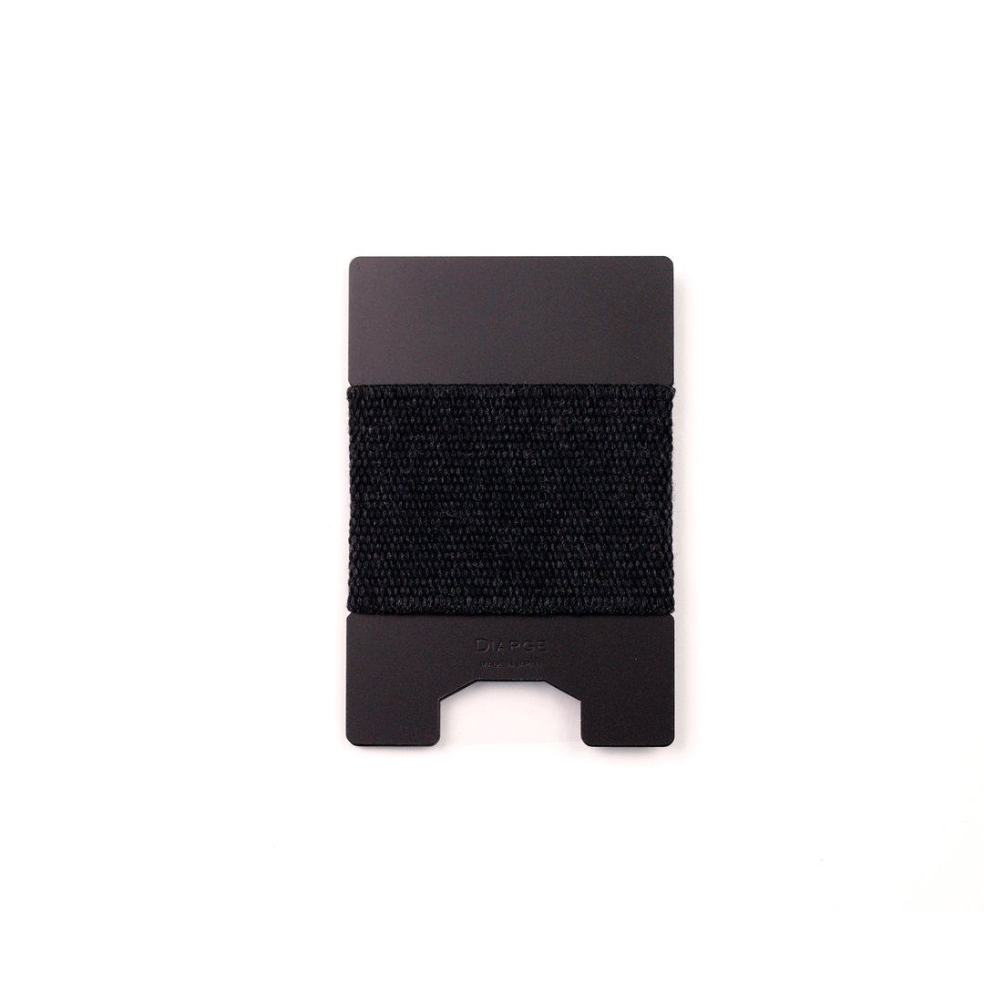 METAL PLATE CARD HOLDER 13323 BLK - 名片夹/名片盒 - 其他金属 黑色