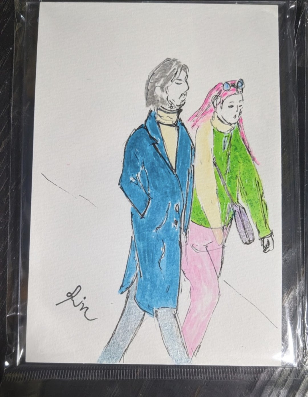 【时尚街头系列】脚步 - 海报/装饰画/版画 - 纸 蓝色