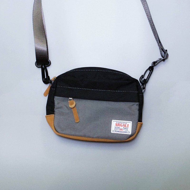 Argali 香港品牌 户外超轻身 YKK 单肩包 肩背包 斜背包 黑灰色 - 侧背包/斜挎包 - 其他材质 灰色