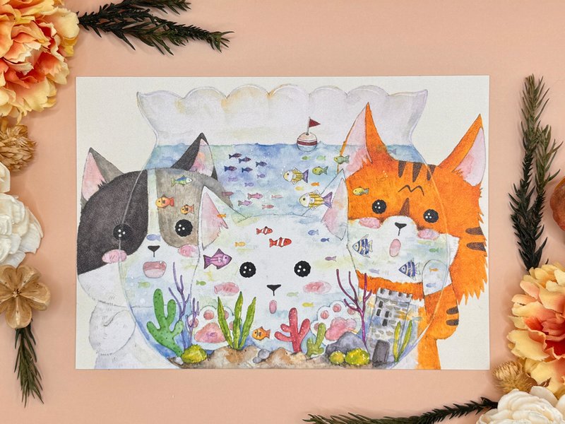 Mr.307 小七先生 _哇!  明信片 - 卡片/明信片 - 纸 