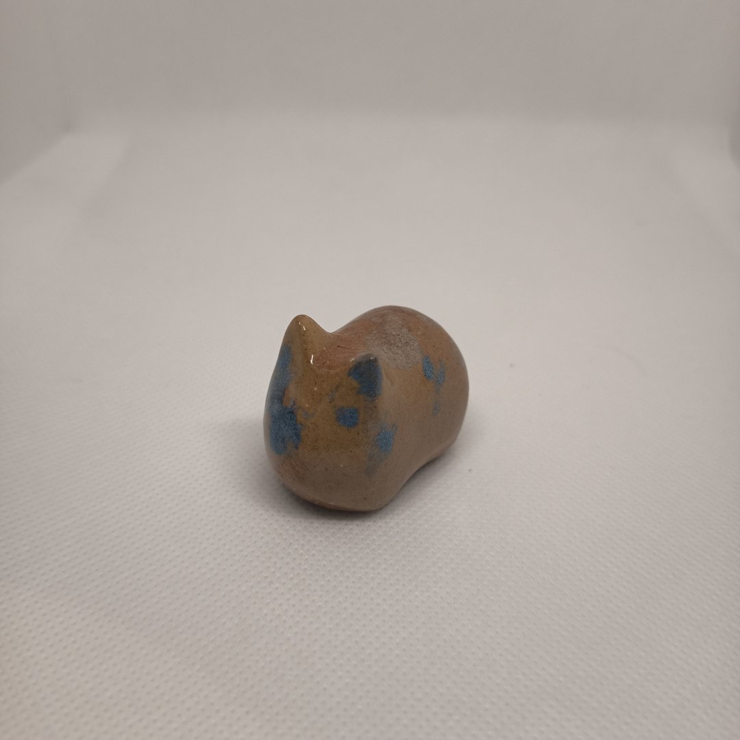 小猫咪造型扩香石陶瓷釉烧园艺造景配件 - 香薰/精油/线香 - 陶 多色