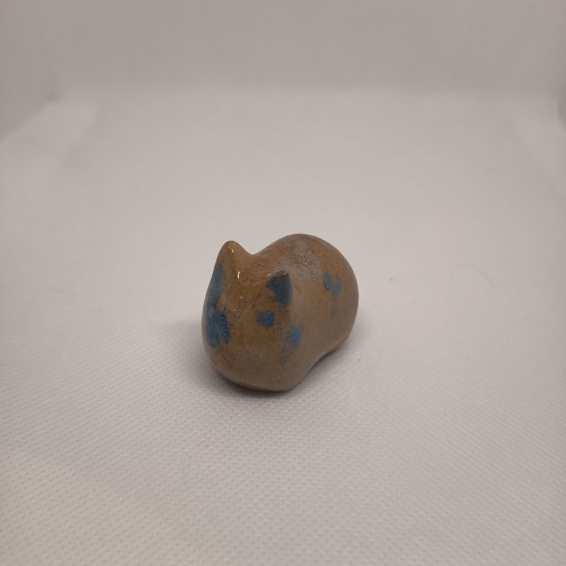 小猫咪造型扩香石陶瓷釉烧园艺造景配件 - 香薰/精油/线香 - 陶 多色