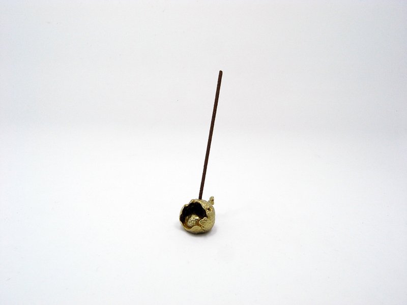 福气圆满-线香立 - 香薰/精油/线香 - 铜/黄铜 金色