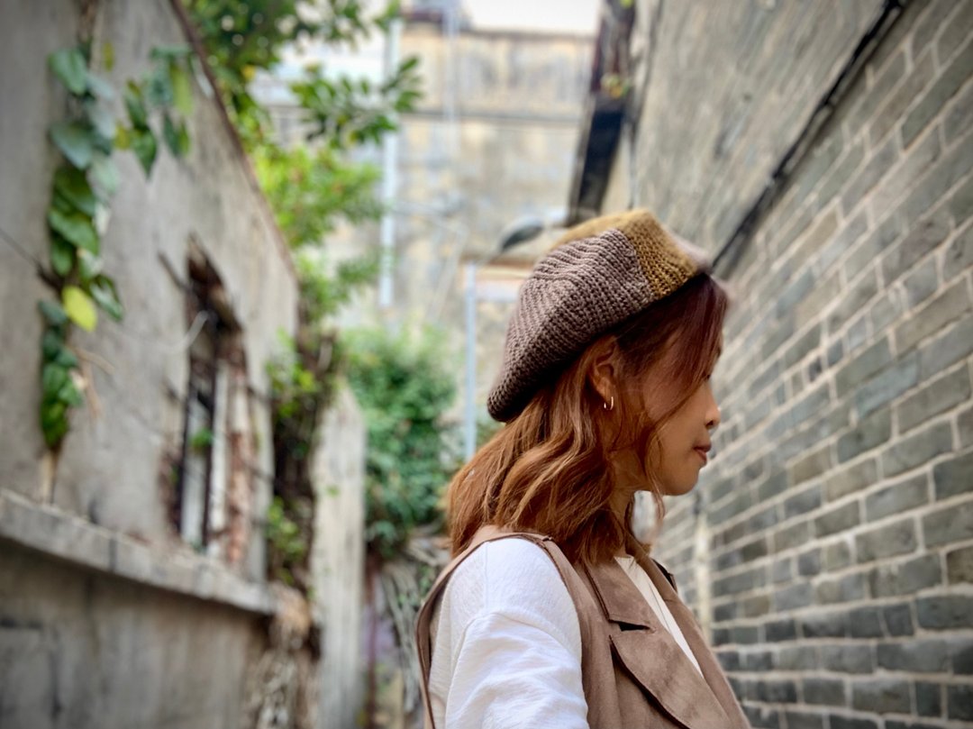 纯手工羊毛贝雷帽 - 现货 - Handmade Merino Wool Beret - 帽子 - 羊毛 咖啡色