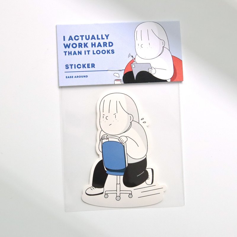 STICKER -  RUN TO THE WORK - 贴纸 - 纸 多色