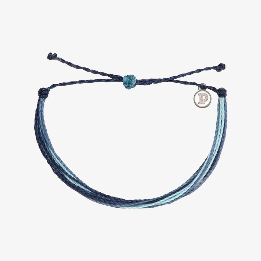 Pura Vida 美国手工 ARCTIC CHILLER 极寒北极 可调式冲浪手环 - 手链/手环 - 防水材质 蓝色