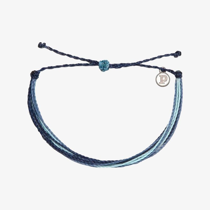 Pura Vida 美国手工 ARCTIC CHILLER 极寒北极 可调式冲浪手环 - 手链/手环 - 防水材质 蓝色