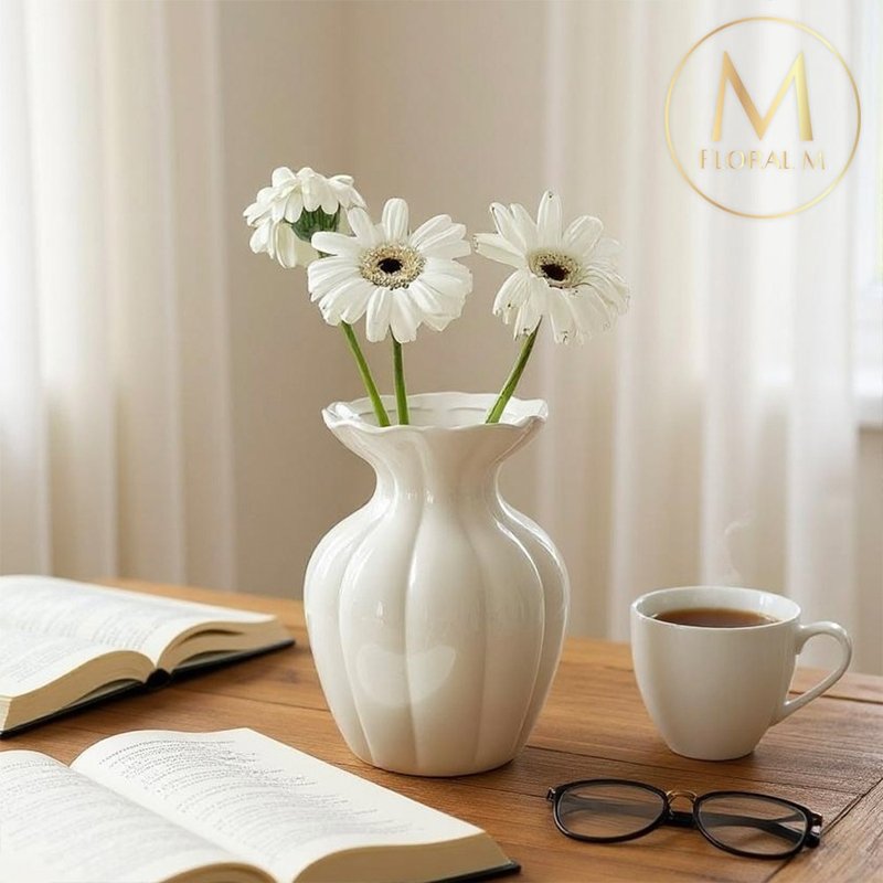 法式古典艾莉丝陶瓷花瓶 - 花瓶/陶器 - 塑料 绿色