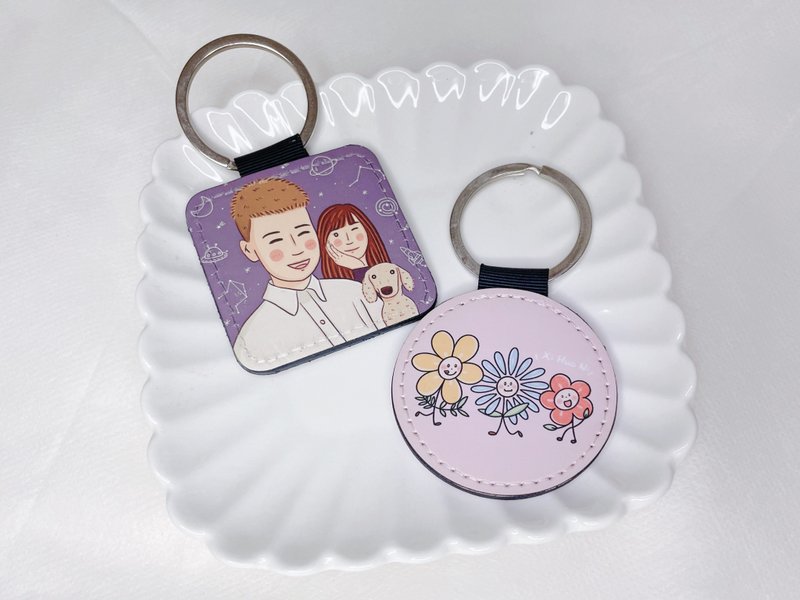 // 加购商品 // 似颜绘 皮革钥匙圈 - 钥匙链/钥匙包 - 人造皮革 多色