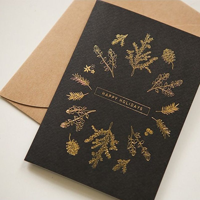 森林物语卡片信封组-05 冬之树,E2D46343 - 卡片/明信片 - 纸 灰色