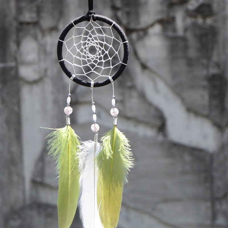 【限量】永恒时刻丨手工编织 闪耀 Dreamcatcher 捕梦网-橄榄绿 - 吊饰 - 其他材质 多色