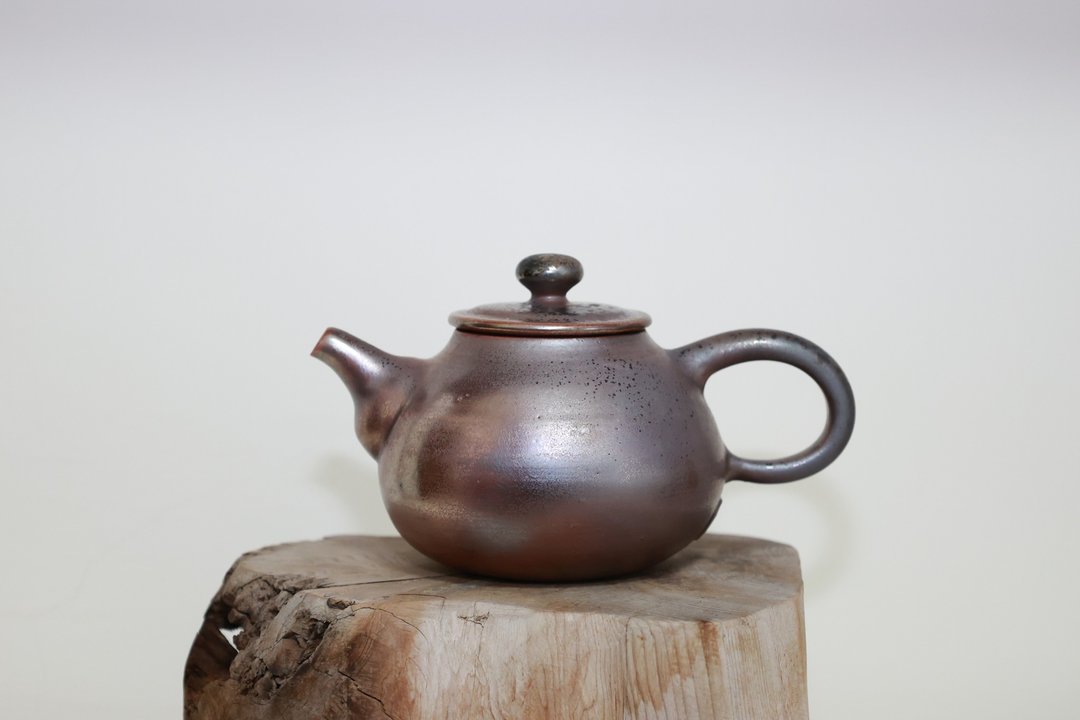 柴烧正把茶壶/200ml/泷间拾光 - 茶具/茶杯 - 陶 