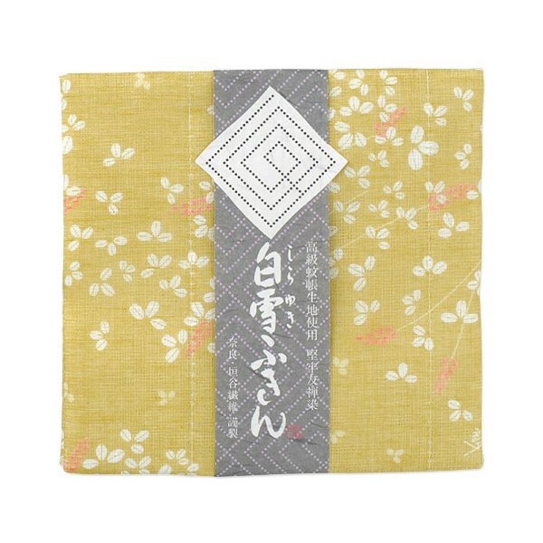京友禅染万用巾 / 萩 黄色 - 餐垫/桌巾 - 棉 黄色