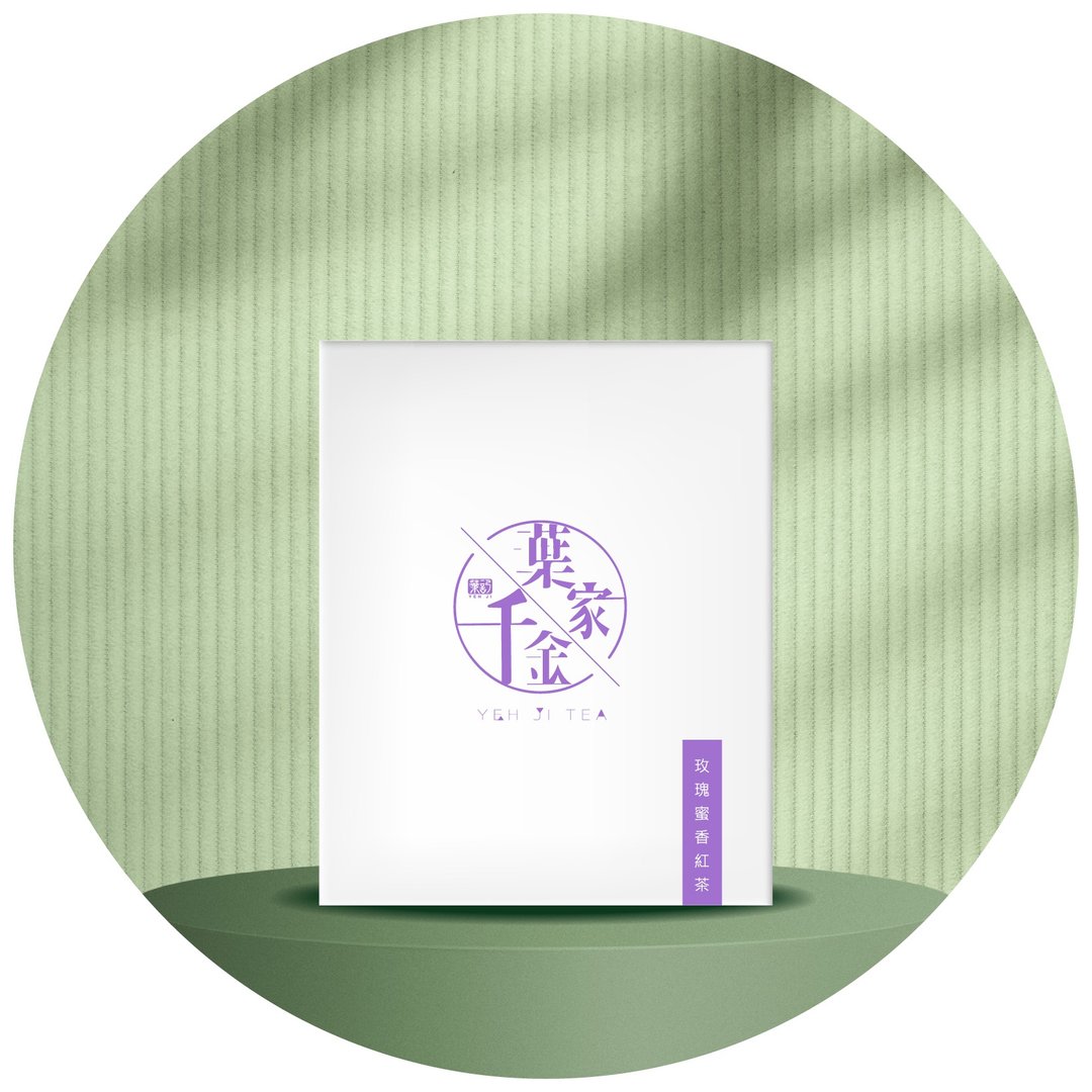 【千金茶包】玫瑰蜜香红茶 I 醇厚蜜香・沁甜花香 - 茶 - 纸 紫色