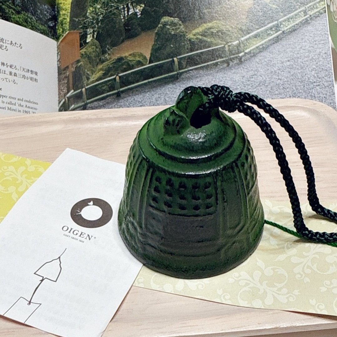 【南部铁器】日本南部铁器风铃 - 吊钟 - 摆饰 - 其他金属 绿色