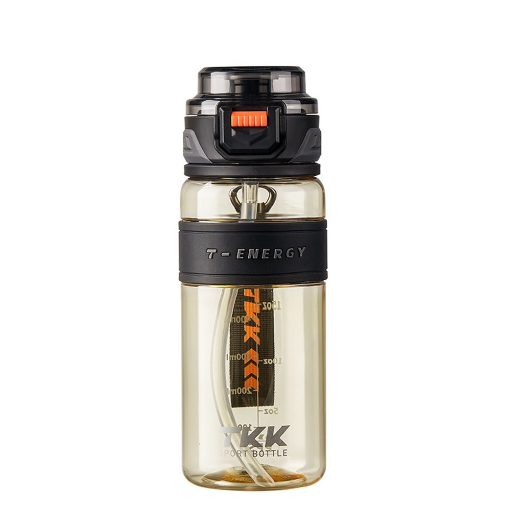 【TKK】铂金级PPSU 手提式运动水壶 800ML-火山黑 - 水瓶/水壶 - 其他材质 黑色
