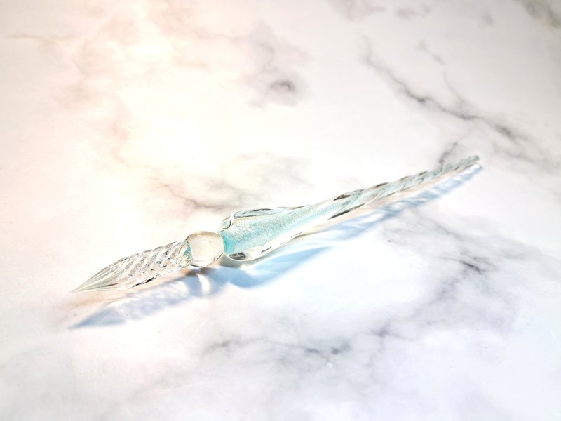 琉璃沾水笔 / 天晴 - 蘸水笔 - 玻璃 蓝色