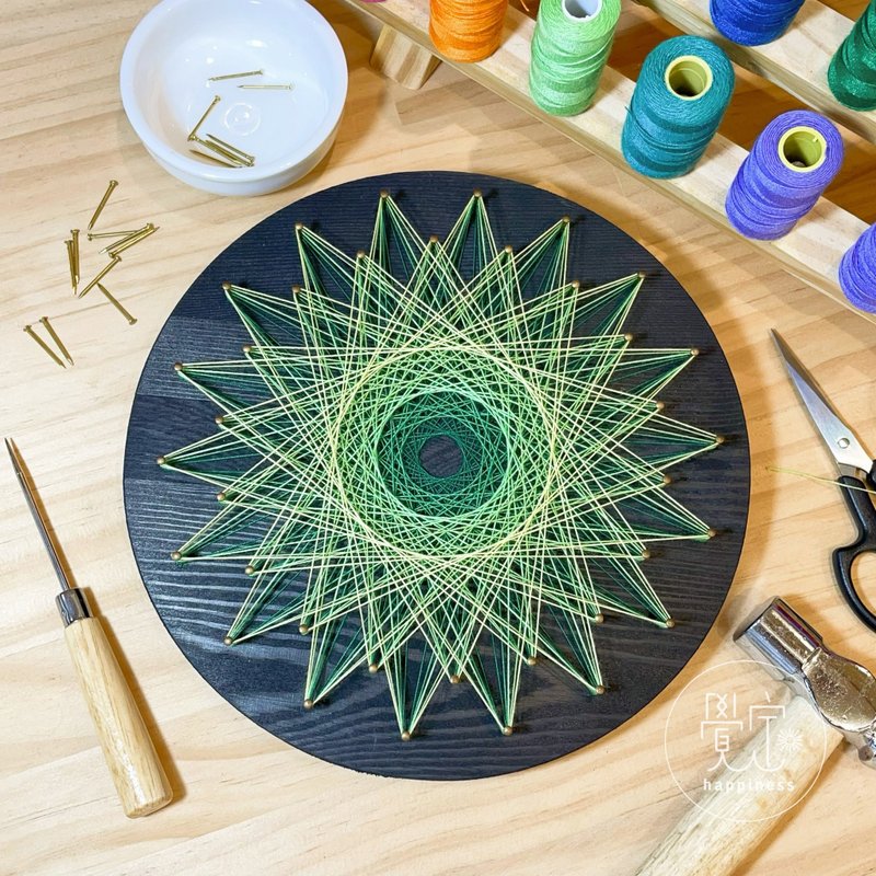 Stringart 艺术作品 - 摆饰 - 其他材质 多色