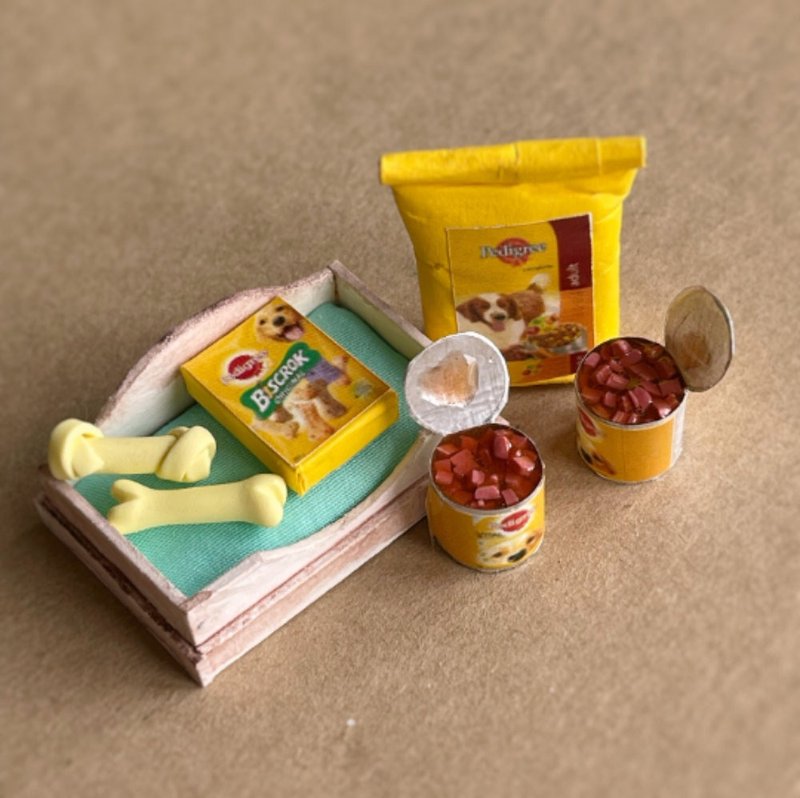 A set of miniatures for dogs - 玩偶/公仔 - 其他材质 多色