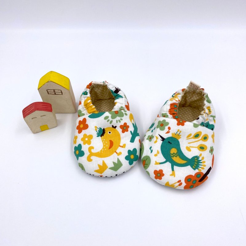 缤纷森林-初步鞋/成长鞋/漫步鞋 - 婴儿鞋 - 棉．麻 红色