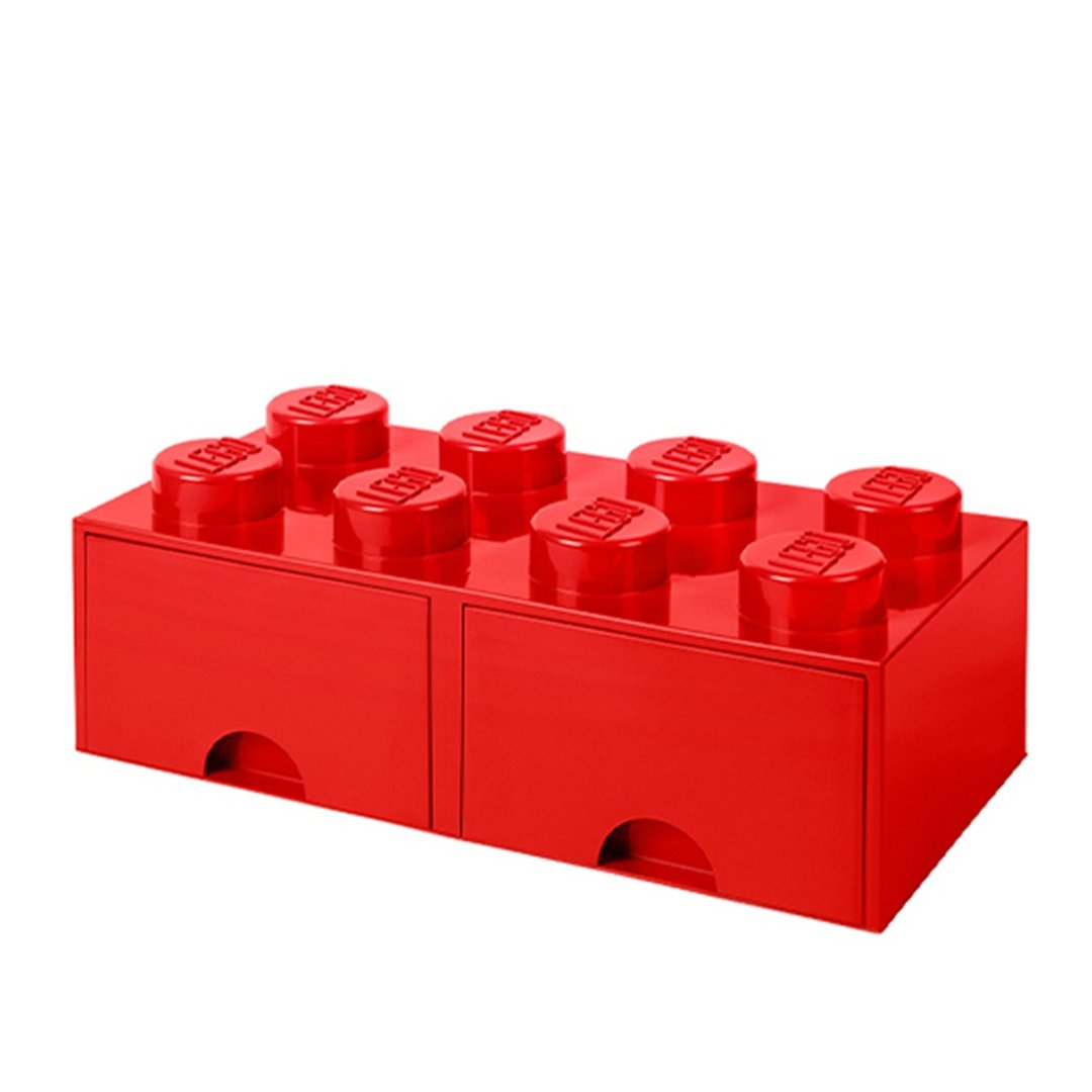 Room Copenhagen 乐高 LEGO 八凸抽屉收纳箱-红色(40061730)送礼 - 收纳用品 - 其他材质 