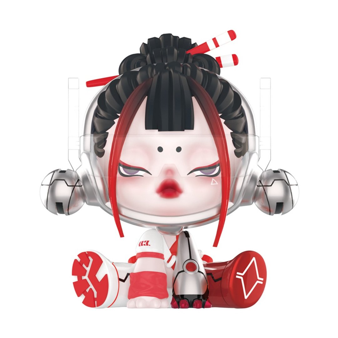 Skullpanda夜之城系列公仔盒玩(两入随机款) - 玩偶/公仔 - 塑料 红色