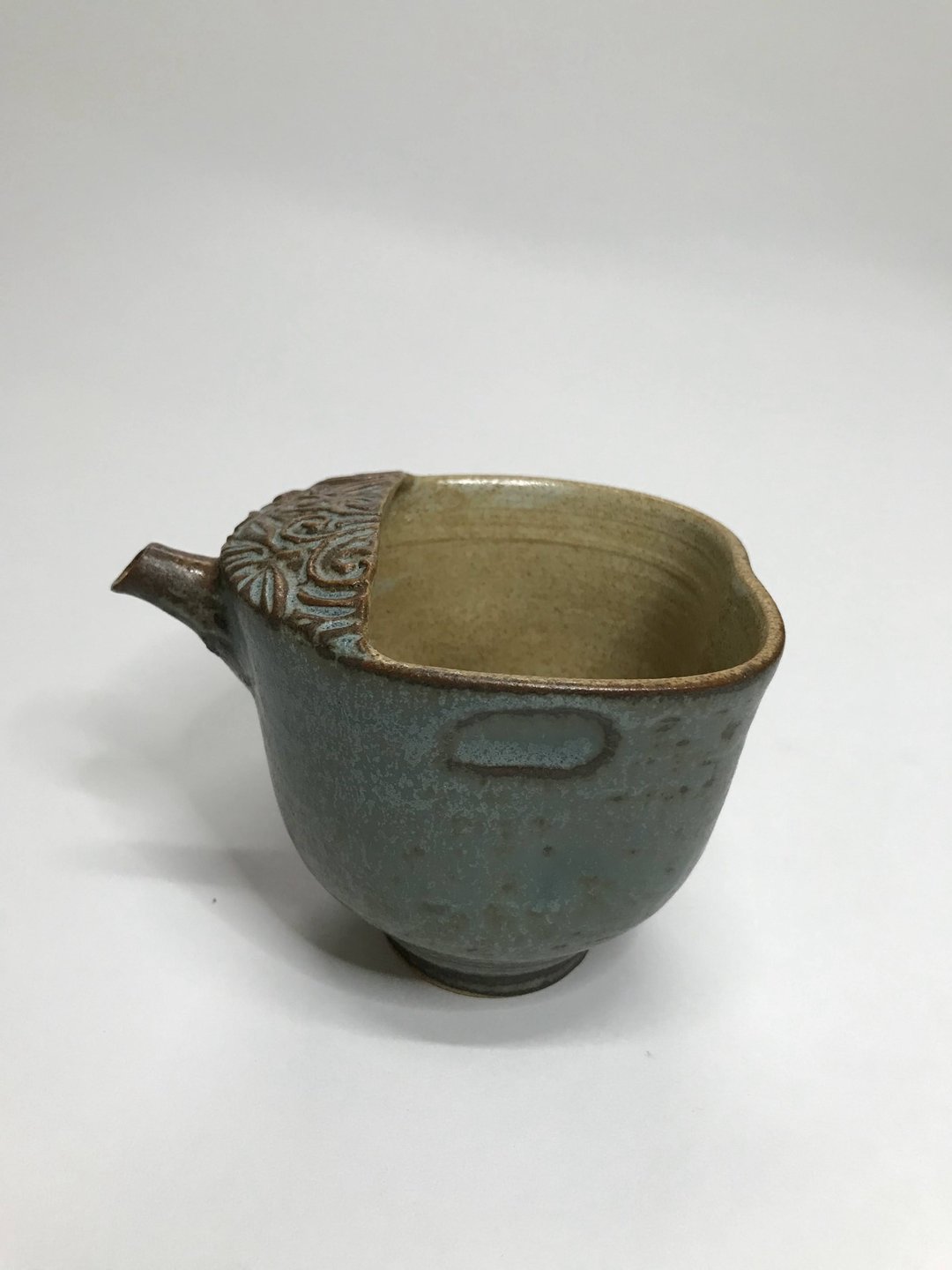 曾永鸿  灰釉刻花茶海 - 茶具/茶杯 - 陶 