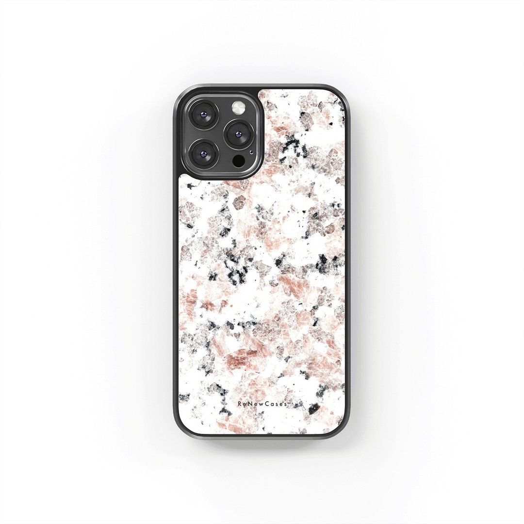 环保 再生材料 iPhone 三合一防摔手机壳 粉红与白大理石纹 - 手机壳/手机套 - 环保材料 粉红色