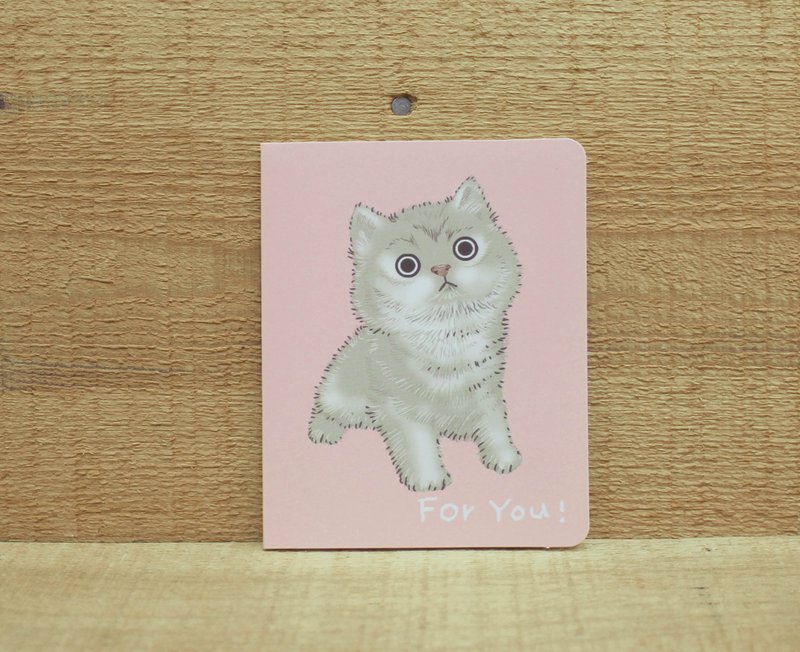 【卡片-小卡】 梦幻猫万用小卡(粉红)29672  附信封 - 卡片/明信片 - 纸 粉红色