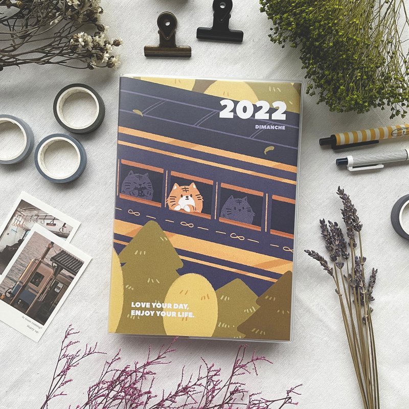 迪梦奇 2022 发现新农历 | 火车 - 笔记本/手帐 - 纸 多色