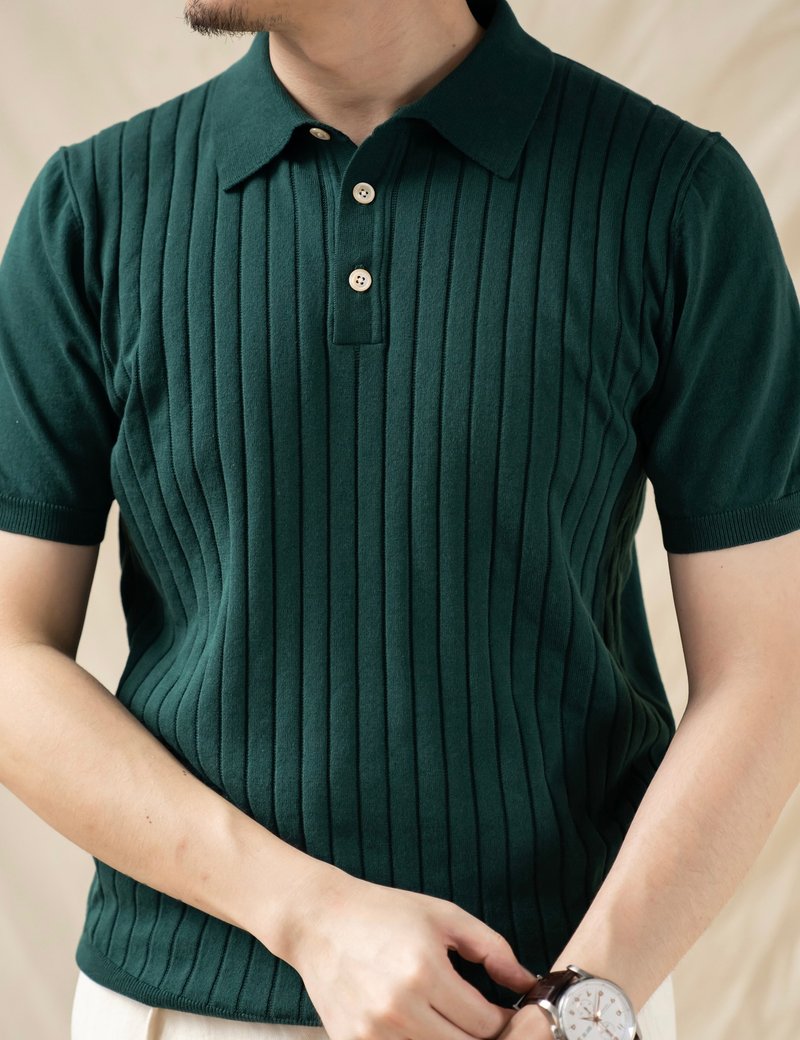 即将完售 义式马球Polo衫 短袖 磅数260G 休闲 复古 Polo Shirt - 男装针织衫/毛衣 - 棉．麻 