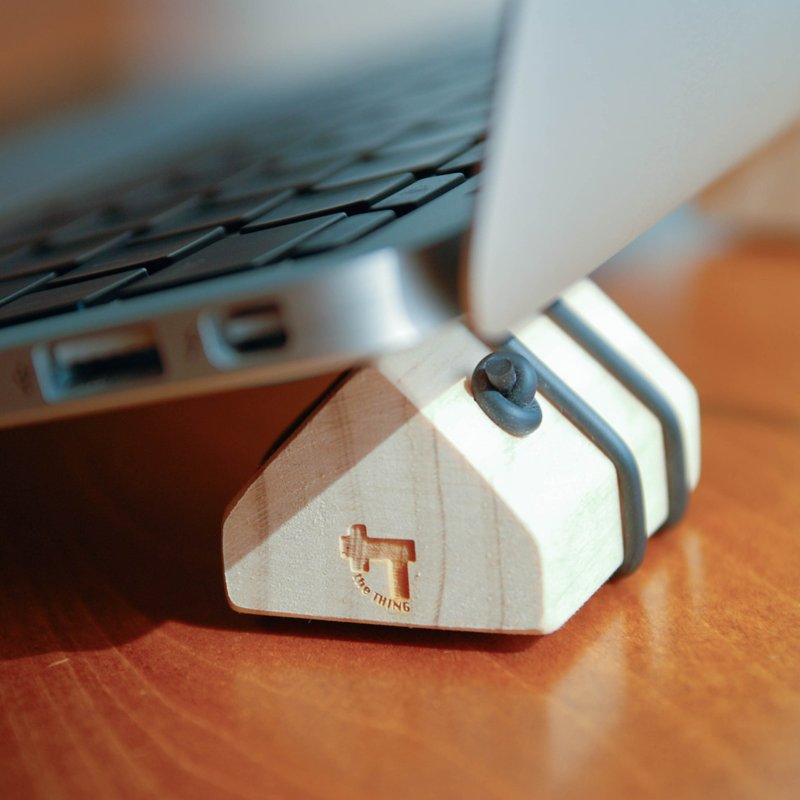 House! 笔电散热座 - 电脑配件 - 木头 卡其色