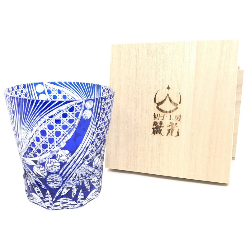 翔子风格戈薇天海岩石玻璃 - 玻璃杯 - 玻璃 蓝色