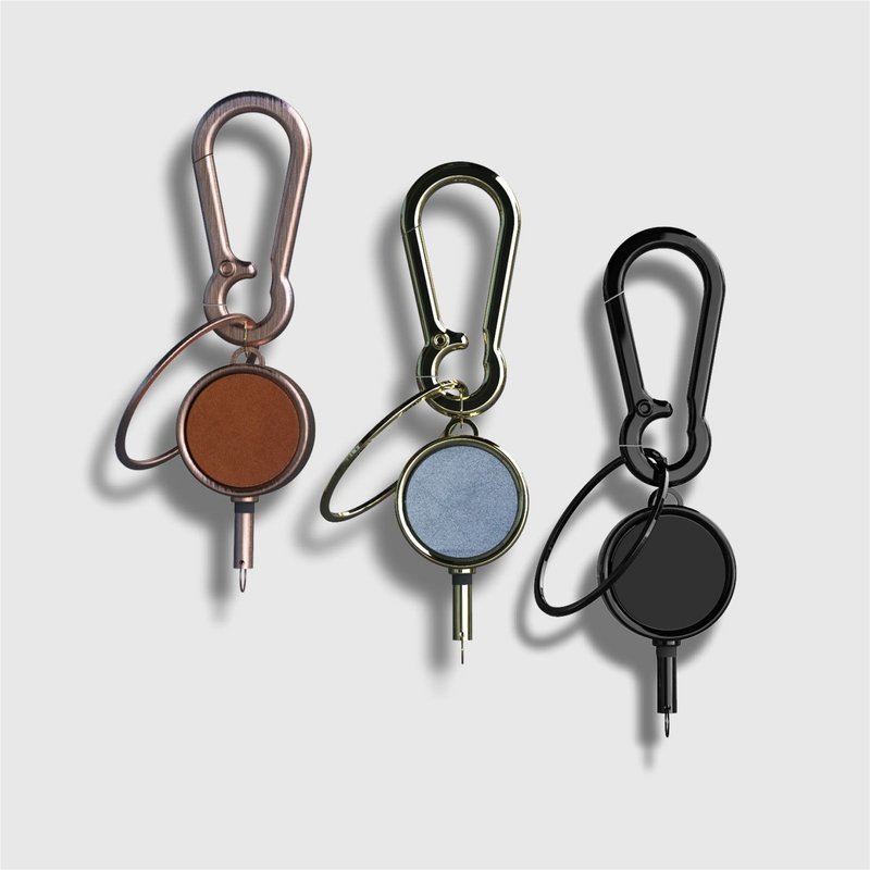 免费定制化 多功能证件套伸缩挂扣 易拉扣 钥匙扣 钥匙圈 / C款 - 钥匙链/钥匙包 - 其他金属 多色