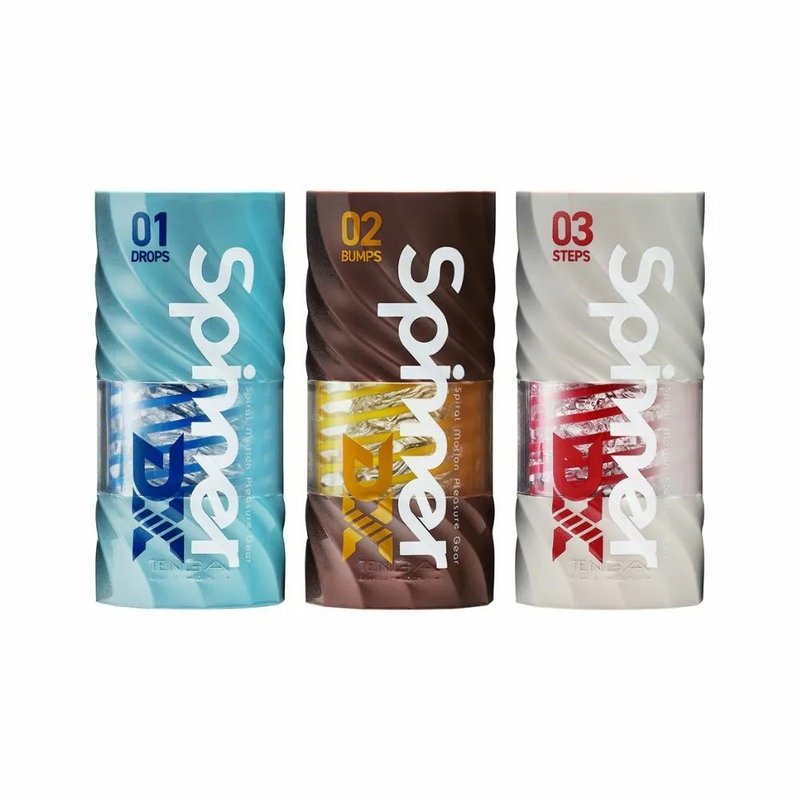 TENGA SPINNER DX 系列 加厚自体回转旋吸飞机杯 - 情趣用品 - 硅胶 多色