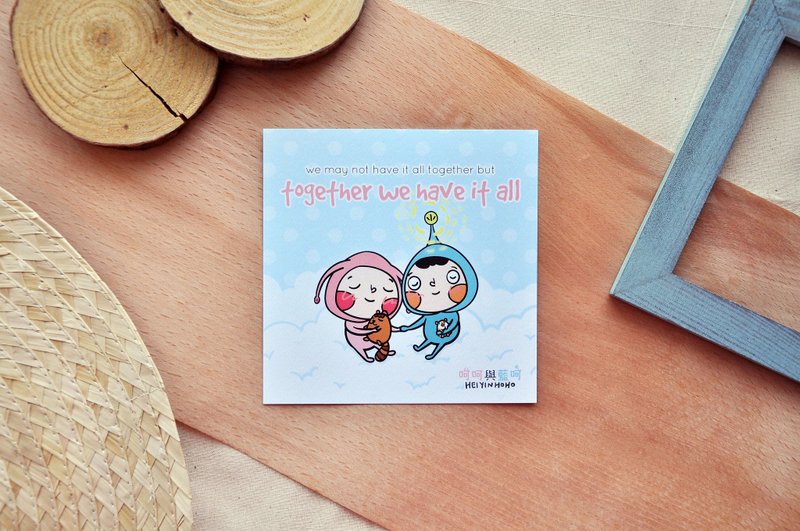 明信片 Together We Have It All - 卡片/明信片 - 纸 多色