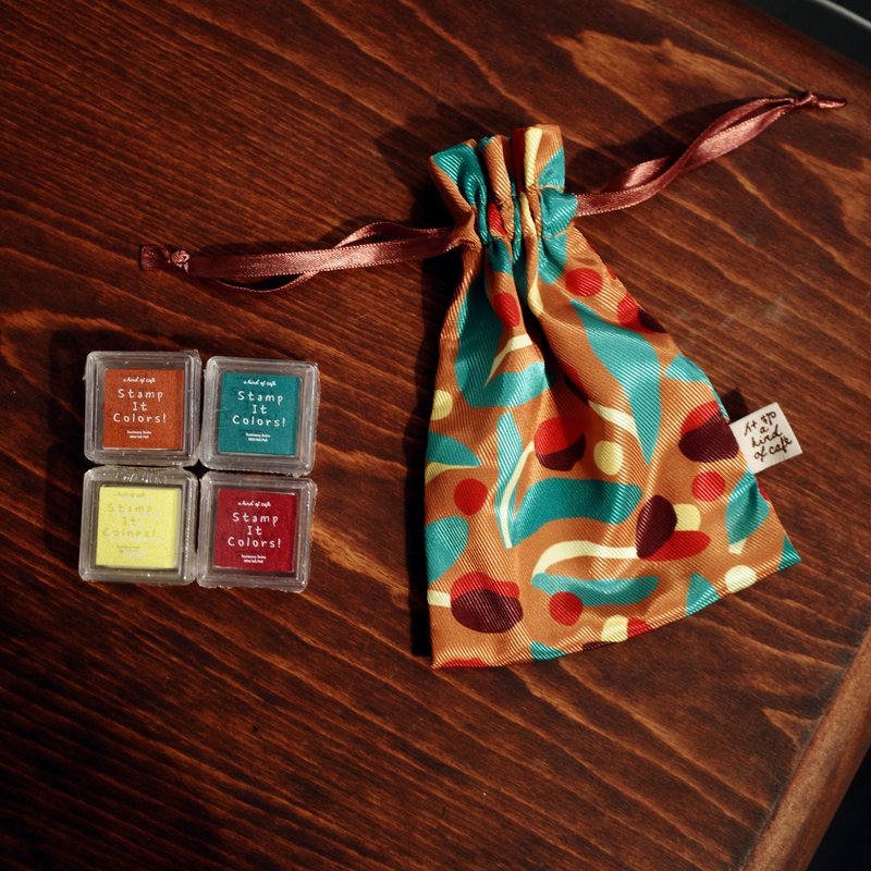 Pinkoi限定【什物】郁金香束口袋印台组合 | Tulips - 印章/印台 - 其他材质 