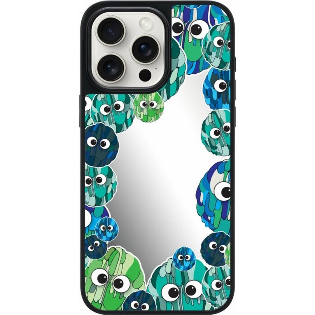 Ryan San 蓝色彩灵球 iPhone 16 Samsung S25 镜面防摔手机壳 - 手机壳/手机套 - 塑料 多色