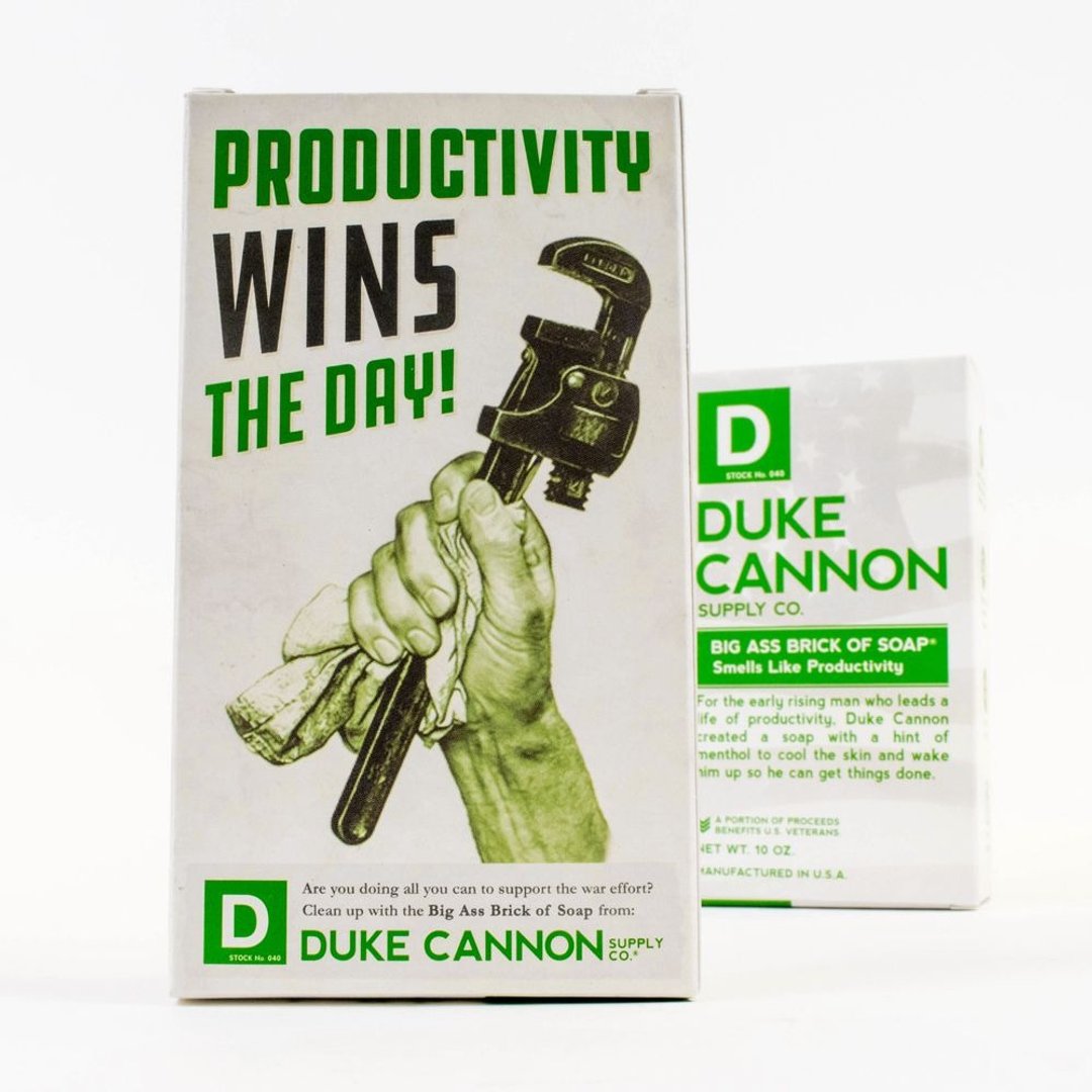 Duke Cannon BIG ASS 美军超能干大肥皂 (白色) 二战纪念包装 - 肥皂/手工皂 - 植物．花 
