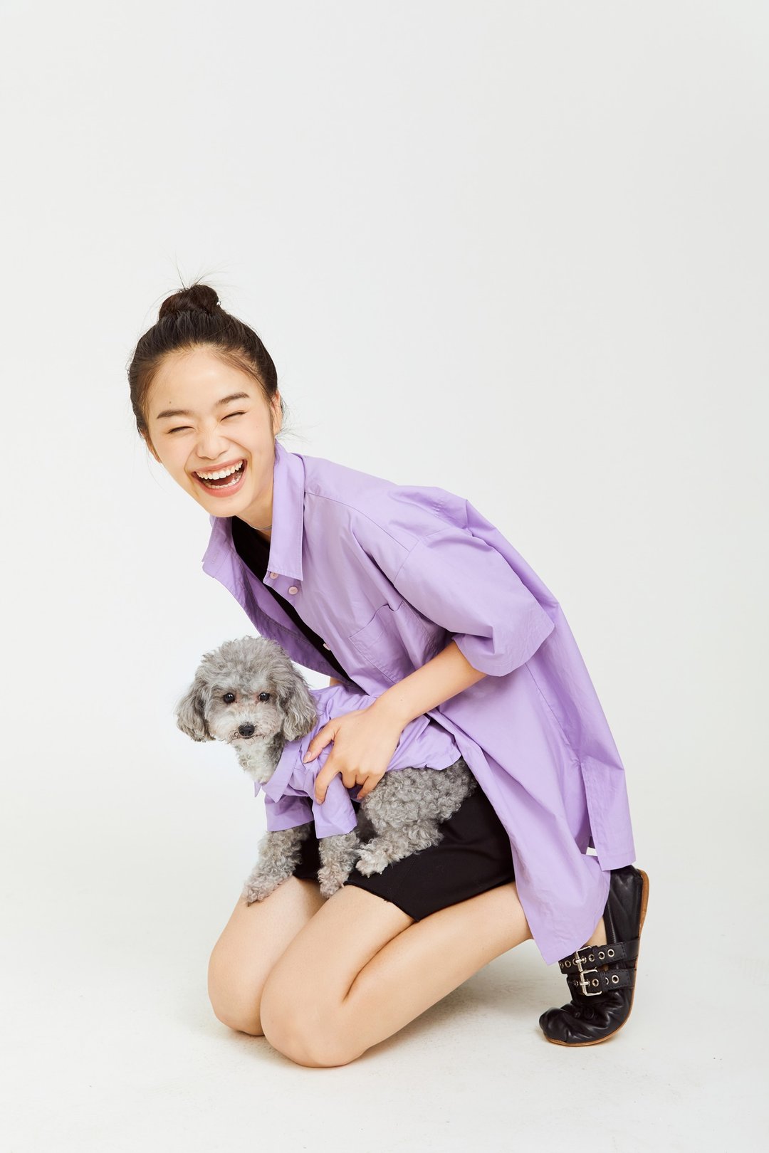 GIGIWAWA品牌21新款休闲风衬衣原创设计 男女同款情侣款长款衬衫 - 女装 T 恤 - 棉．麻 多色