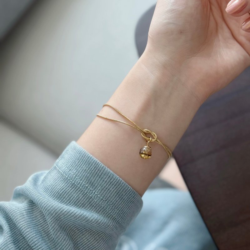 不锈钢 牵结 胎毛手链 母乳宠物毛 - 婴儿饰品 - 不锈钢 