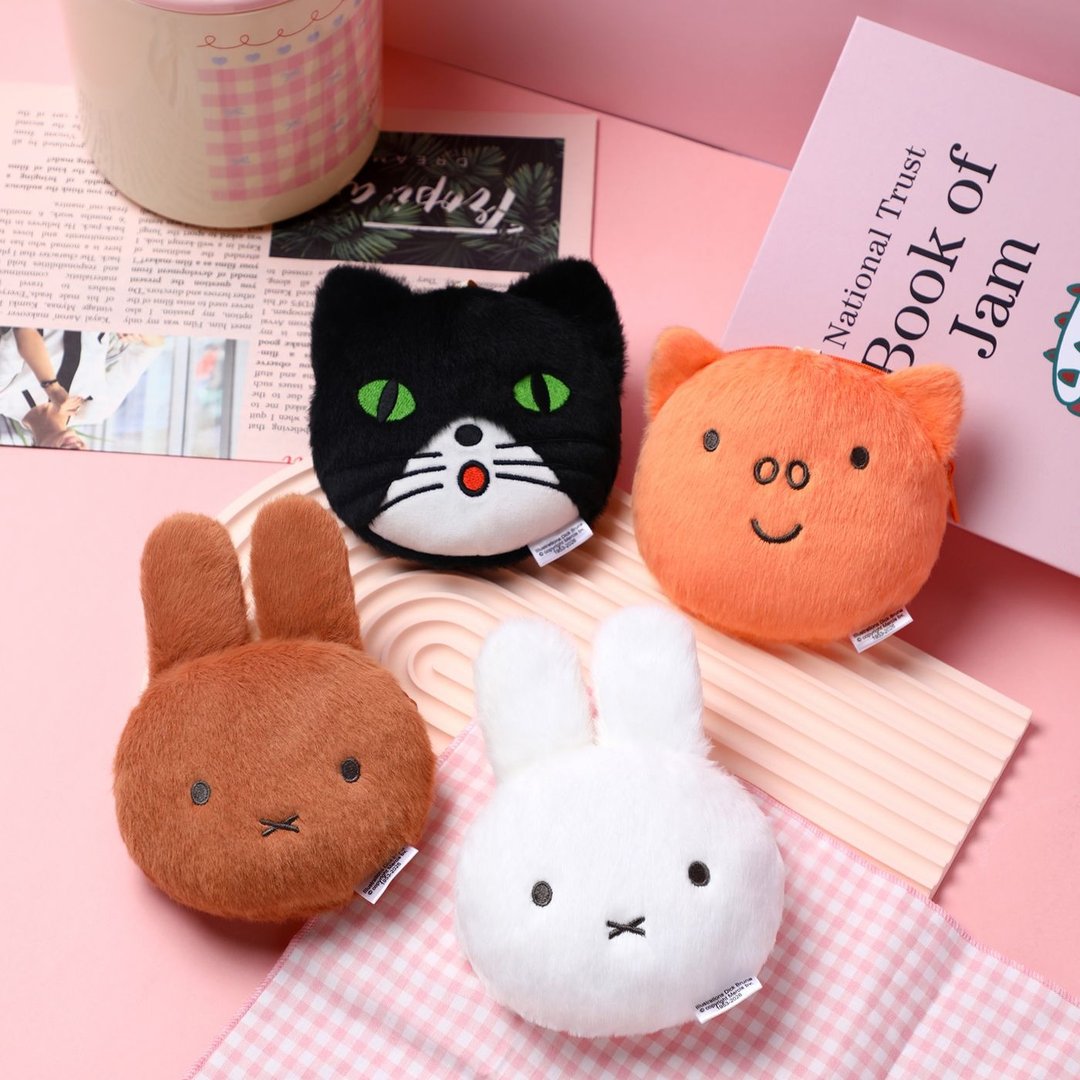VIPO miffy 毛绒小手包 - 手拿包 - 棉 